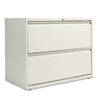 Lateral File, 2 Legal/letter-Size File Drawers, Light Gray, 36" X 18" X 28"