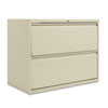 Lateral File, 2 Legal/letter-Size File Drawers, Putty, 36" X 18" X 28"