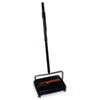 Workhorse Carpet Sweeper, 46" Handle, Black