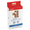 <strong>Canon®</strong><br />7740A001 (KC-18IL) Ink/Label Combo, Black/Tri-Color