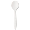 <strong>Boardwalk®</strong><br />Mediumweight Polystyrene Cutlery, Soup Spoon, White, 1,000/Carton