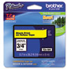 <strong>Brother P-Touch®</strong><br />TZe Standard Adhesive Laminated Labeling Tape, 0.7" x 26.2 ft, Black on Yellow