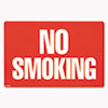 Two-Sided Signs, No Smoking/no Fumar, 8 X 12, Red