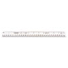 <strong>Chartpak®</strong><br />Triangular Scale, Plastic, 12" Long, Architectural, White