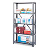<strong>Safco®</strong><br />Commercial Steel Shelving Unit, Five-Shelf, 36w x 12d x 75h, Dark Gray