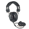 Deluxe Stereo Headphones w/Mono Volume Control, 6 ft Cord, Black