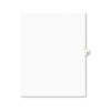 PREPRINTED LEGAL EXHIBIT SIDE TAB INDEX DIVIDERS, AVERY STYLE, 10-TAB, 37, 11 X 8.5, WHITE, 25/PACK, (1037)