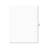 PREPRINTED LEGAL EXHIBIT SIDE TAB INDEX DIVIDERS, AVERY STYLE, 10-TAB, 63, 11 X 8.5, WHITE, 25/PACK, (1063)