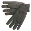 Dotted-Palm Cotton Jersey Gloves, Clute Pattern, Mens, Dozen