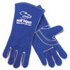 Premium Quality Welder's Gloves, Large, 13 In., Blue, Dozen