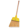 Angle Broom, 54" Handle, Yellow/light Brown