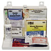 25-Person Steel First-Aid Kit, W/eyewash, 143 Pieces, Steel Case