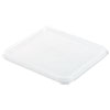 Spacesaver Square Container Lids, 8.8w X 8.75d, White