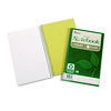 7530016002020, SKILCRAFT Recycled Notebook, 3-Subject, Medium/College Rule, Green Cover, (150) 9.5 x 6 Sheets, 3/Pack