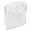 Classy Cap, Crepe Paper, Adjustable, One Size Fits All, White, 100 Caps/Pack, 10 Packs/Carton