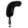 StarDuster Pipe Brush, Green Polypropylene Bristles, 7.5" Brush, 6" Black Plastic Handle