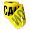 Caution Barricade Tape, "caution Cuidado" Text, 3" X 200 Ft, Yellow/black