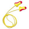 <strong>Howard Leight® by Honeywell</strong><br />LL-30 Laser Lite Single-Use Earplugs, Corded, 32NRR, Magenta/Yellow, 100 Pairs