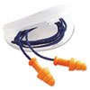 SmartFit Multiple-Use Earplugs, Corded, 25NRR, Orange, 100 Pairs