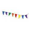 Strung Flags, Pennant, 30', Assorted Bright Colors