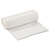 Low-Density Commercial Can Liners, 30 gal, 0.8 mil, 30" x 36", White, 25 Bags/Roll, 8 Rolls/Carton
