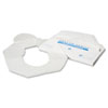 Health Gards Toilet Seat Covers, Half-Fold, 14.25 X 16.5, White, 250/pack, 10 Boxes/carton