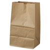 <strong>General</strong><br />Grocery Paper Bags, 40 lb Capacity, #20 Squat, 8.25" x 5.94" x 13.38", Kraft, 500 Bags