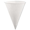 Paper Cone Cups, 6 Oz, White, 200/pack, 12 Packs/carton
