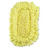 Trapper Looped-End Dust Mop Head, 12 X 5, Yellow, 12/carton
