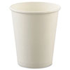 Uncoated Paper Cups, Hot Drink, 8 Oz, White, 1,000/carton