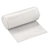High-Density Commercial Can Liners, 16 gal, 8 microns, 24" x 33", Natural, 50 Bags/Roll, 20 Rolls/Carton