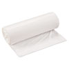 Low-Density Commercial Can Liners, 33 Gal, 0.8 Mil, 33" X 39", White, 150/carton