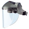 High Performance Face Shield Assembly, 4" Crown Ratchet, Noryl, Gray