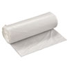 High-Density Commercial Can Liners Value Pack, 60 Gal, 19 Microns, 38" X 58", Clear, 150/carton