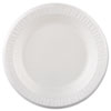 Quiet Classic Laminated Foam Dinnerware, Plate, 10.25" Dia, White, 125/pack, 4 Packs/carton