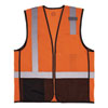 GloWear 8210Z Hi-Vis Class 2 Mesh Vest, Small to Medium, Orange