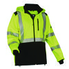 GloWear 8353 Class 3 Hi-Vis Softshell Water-Resistant Jacket, 4X-Large, Lime