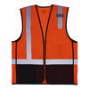 GloWear 8210Z Hi-Vis Class 2 Mesh Vest, 4X-Large to 5X-Large, Orange