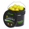 Bucket of Lacrosse Balls, Regulation Size, Yellow, 36 Balls/Bucket