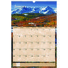 Scenic Monthly Wall Calendar, Landscape Photography, 15.5 x 22.75, White/Multicolor Sheets, 12-Month (Jan-Dec): 2025