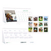 Earthscapes Recycled Desk Tent Monthly Calendar, Puppies Photography, 8.5 x 4.5, White Sheets, 12-Month (Jan to Dec): 2025