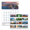 Earthscapes Recycled Monthly Wall Calendar, Scenic Beauty Photography, 12 x 16.5, White Sheets, 12-Month (Jan-Dec): 2025