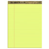 Second Nature Recycled Ruled Pads, Wide/Legal Rule, 50 Canary-Yellow 8.5 x 11.75 Sheets, Dozen