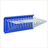 Large File Blueprint Pivot Wall Rack, Assorted Document Sizes Accommodated, 11" x 15.8" x 23.9", Blue