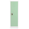 Steel Storage Locker, 1 Compartment, 15 x 15 x 48, Misty Green