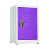 Steel Storage Locker, 1 Compartment, 15 x 15 x 24, Purple