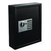 Steel Digital Lock Key Cabinet, 40-Key, 13 x 4 x 14.3, Stainless Steel 304, Black