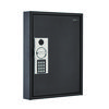 Steel Digital Lock Key Cabinet, 60-Key, 13 x 2.6 x 17, Stainless Steel 304, Black