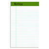 Earthwise by Ampad Recycled Paper Legal Pads, Wide/Legal Rule, 40 White 5 x 8 Sheets, 6/Pack