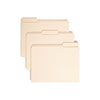 Reinforced Tab Manila File Folders, 1/3-Cut Tabs: Assorted, Letter Size, 0.75" Expansion, 11-pt Manila, 100/Box